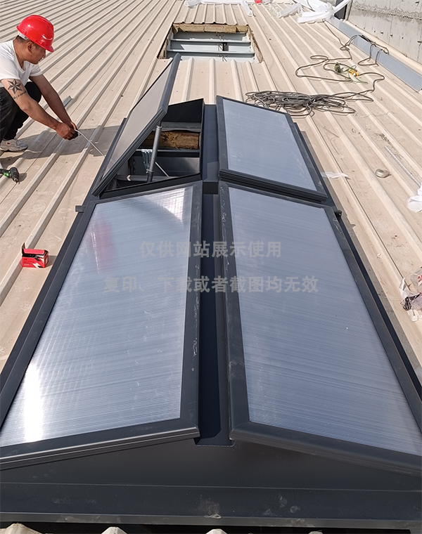 兰州王老吉生产车间金川排烟天窗